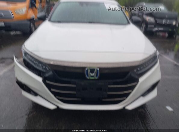 1HGCV3F20NA018378 2022 HONDA ACCORD HYBRID Белый Вид щитка приборов