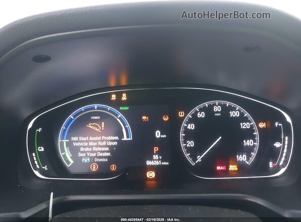 1HGCV3F20NA018378 2022 HONDA ACCORD HYBRID Белый Вид задних сидений