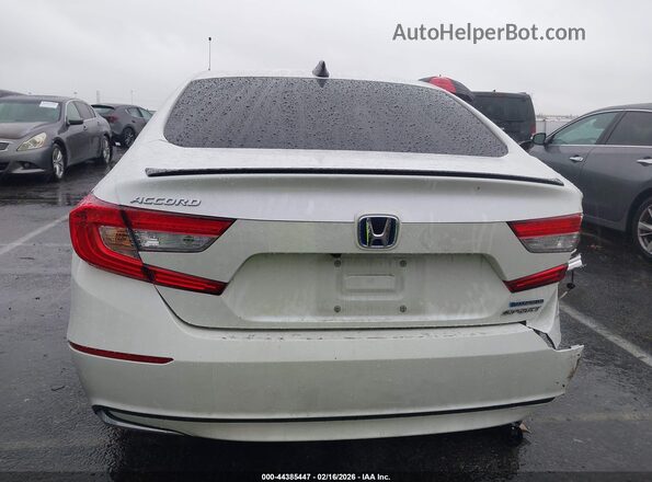 1HGCV3F20NA018378 2022 HONDA ACCORD HYBRID Белый 