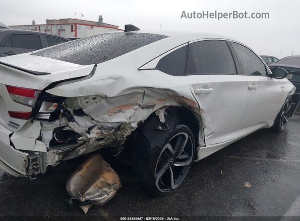 1HGCV3F20NA018378 2022 HONDA ACCORD HYBRID Белый 