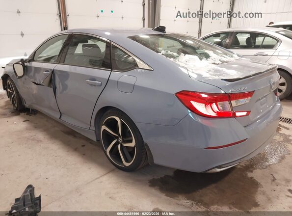 1HGCV3F21NA017563 2022 HONDA ACCORD HYBRID Синий Задняя левая четверть