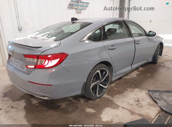 1HGCV3F21NA017563 2022 HONDA ACCORD HYBRID Синий Задняя правая четверть