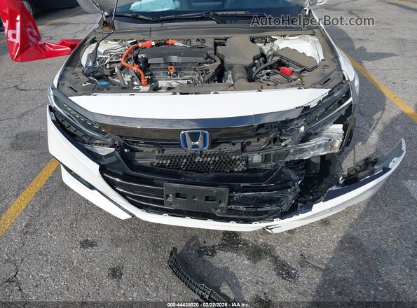 1HGCV3F26NA046735 2022 HONDA ACCORD HYBRID Белый Вид спереди