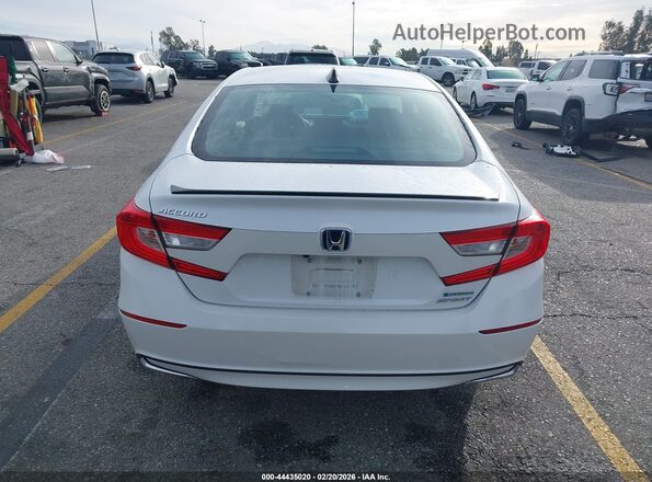 1HGCV3F26NA046735 2022 HONDA ACCORD HYBRID Белый 