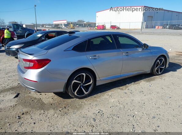 1HGCV3F27NA044248 2022 HONDA ACCORD HYBRID Серебряный Задняя правая четверть