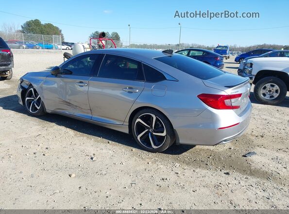 1HGCV3F27NA044248 2022 HONDA ACCORD HYBRID Серебряный Задняя левая четверть