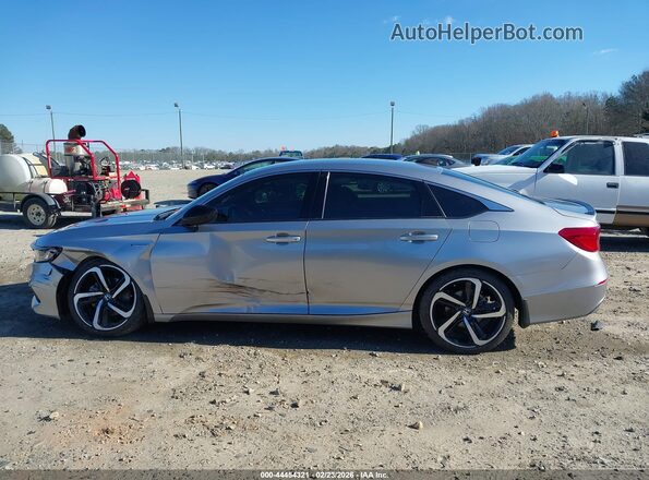 1HGCV3F27NA044248 2022 HONDA ACCORD HYBRID Серебряный Панорамный вид салона 360°