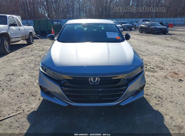 1HGCV3F27NA044248 2022 HONDA ACCORD HYBRID Серебряный Вид щитка приборов