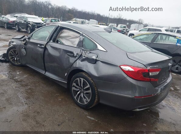 1HGCV3F41MA012105 2021 HONDA ACCORD HYBRID Gray უკანა მარცხენა