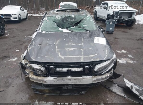 1HGCV3F41MA012105 2021 HONDA ACCORD HYBRID Gray წინა ხედი