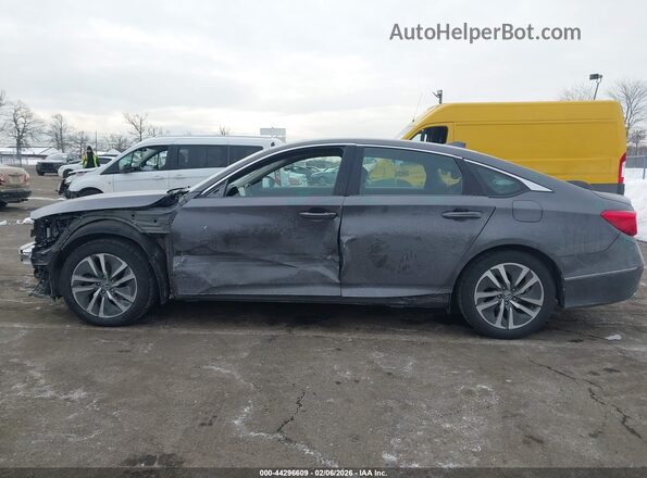 1HGCV3F41MA016204 2021 HONDA ACCORD HYBRID Gray Vista interior de 360 grados