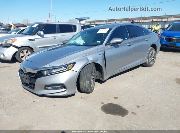 1HGCV3F44LA016647 2020 HONDA ACCORD HYBRID Серебряный Передняя левая четверть