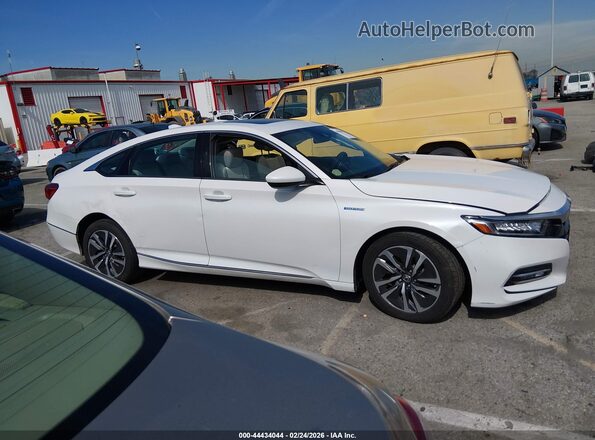 1HGCV3F46LA014625 2020 HONDA ACCORD HYBRID White Вид задньої частини салону