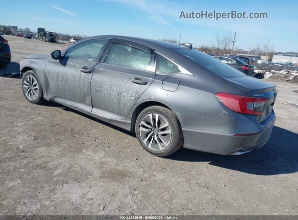 1HGCV3F49JA000764 2018 HONDA ACCORD HYBRID Gray Tył lewy