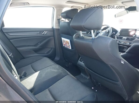 1HGCV3F49JA000764 2018 HONDA ACCORD HYBRID Gray Widok naklejki z numerem VIN
