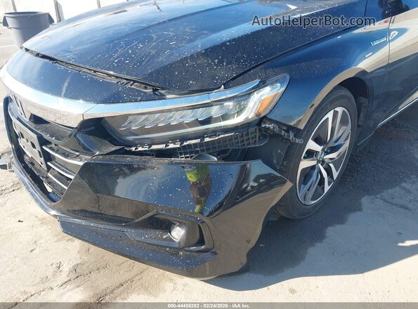 1HGCV3F49MA019738 2021 HONDA ACCORD HYBRID Black 
