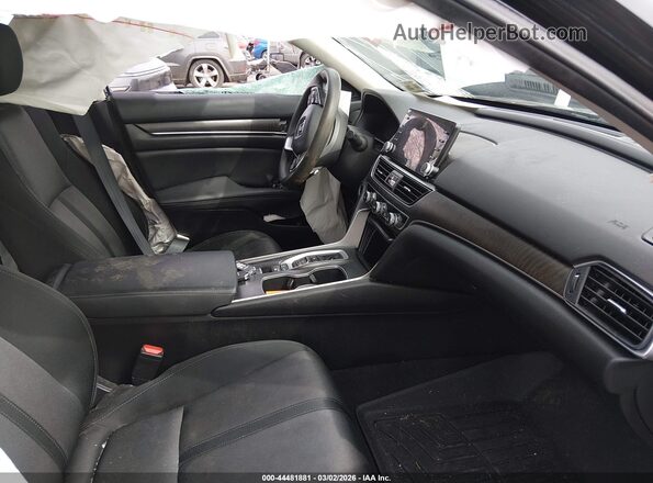 1HGCV3F4XMA010692 2021 HONDA ACCORD HYBRID Black წინა სალონის ხედი