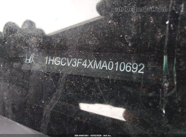 1HGCV3F4XMA010692 2021 HONDA ACCORD HYBRID Black ძრავის განყოფილების ხედი