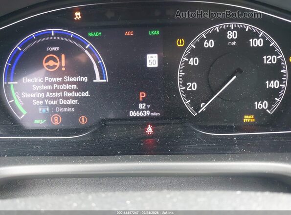 1HGCV3F50LA018131 2020 HONDA ACCORD HYBRID Белый Вид задних сидений