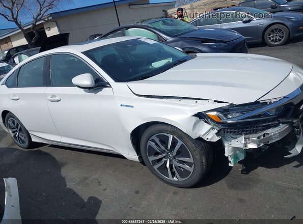 1HGCV3F50LA018131 2020 HONDA ACCORD HYBRID Белый Панорамный вид салона 360°