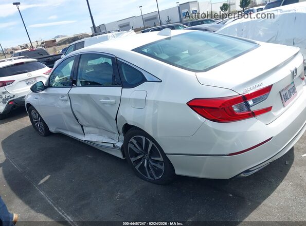 1HGCV3F50LA018131 2020 HONDA ACCORD HYBRID Белый 