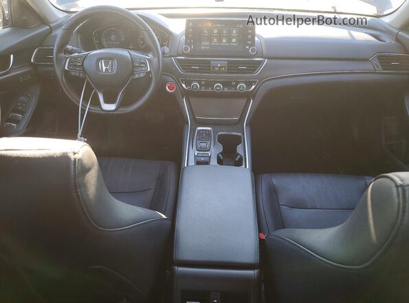 1HGCV3F51KA001983 2019 HONDA ACCORD Black Вид панелі приладів