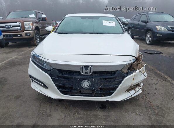 1HGCV3F54KA005509 2019 HONDA ACCORD HYBRID White Առջևի վահանակի տեսք