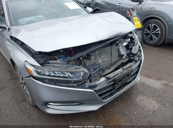 1HGCV3F55KA019497 2019 HONDA ACCORD HYBRID Gray Vista frontal