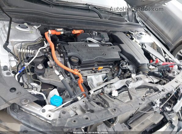1HGCV3F55KA019497 2019 HONDA ACCORD HYBRID Gray Vista trasera