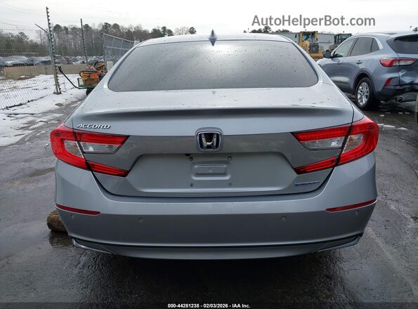 1HGCV3F55MA010317 2021 HONDA ACCORD HYBRID Silver 
