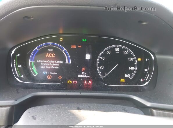 1HGCV3F56LA005903 2020 HONDA ACCORD HYBRID Белый Вид задних сидений