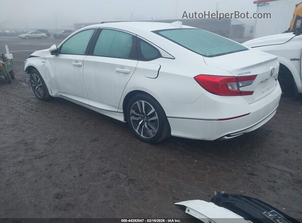 1HGCV3F57JA016549 2018 HONDA ACCORD HYBRID Белый Задняя левая четверть