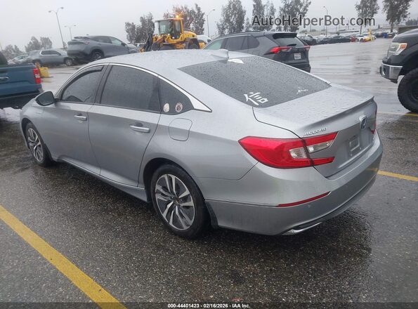 1HGCV3F57MA021142 2021 HONDA ACCORD HYBRID Silver Rear left