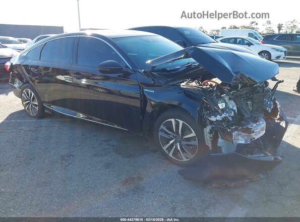 1HGCV3F59MA019201 2021 HONDA ACCORD HYBRID Black Առջևի աջ