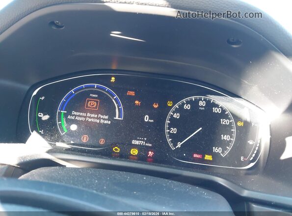 1HGCV3F59MA019201 2021 HONDA ACCORD HYBRID Black Հետևի նստատեղերի տեսք