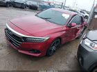2021 Honda Accord Hybrid Touring Red vin: 1HGCV3F90MA009496