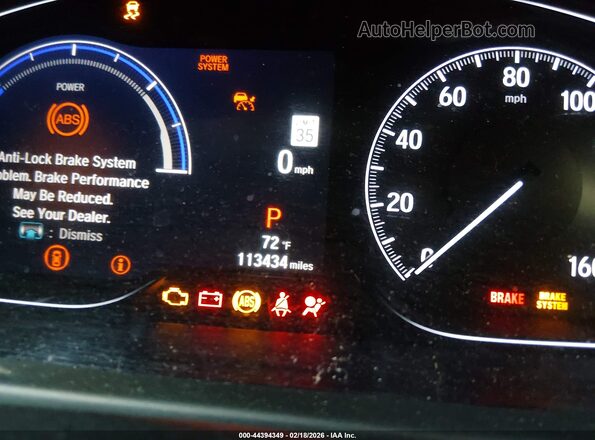 1HGCV3F90MA009496 2021 HONDA ACCORD HYBRID Red Widok tylnych siedzeń