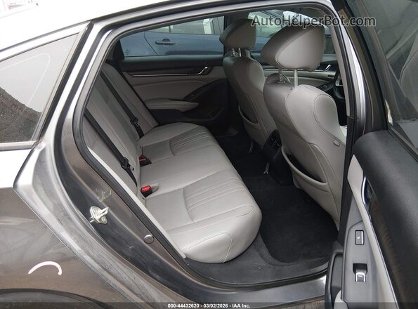 1HGCV3F91KA014848 2019 HONDA ACCORD HYBRID Gray Vista de la etiqueta del VIN
