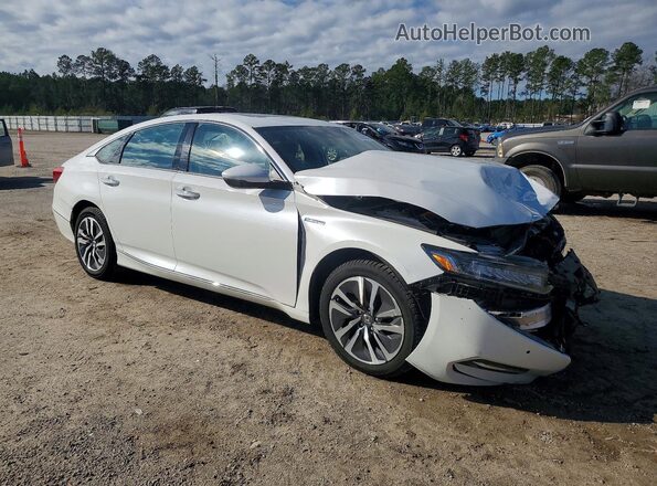 1HGCV3F92KA017869 2019 HONDA ACCORD White Przód prawy