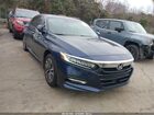 2020 Honda Accord Hybrid Touring Blue vin: 1HGCV3F93LA017137