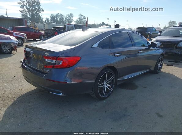 1HGCV3F93MA014305 2021 HONDA ACCORD HYBRID Gray უკანა მარჯვენა