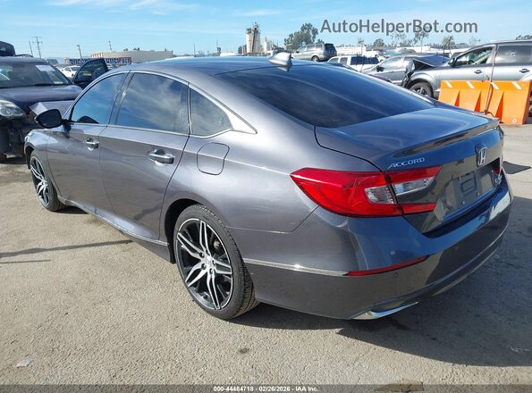 1HGCV3F93MA014305 2021 HONDA ACCORD HYBRID Gray უკანა მარცხენა