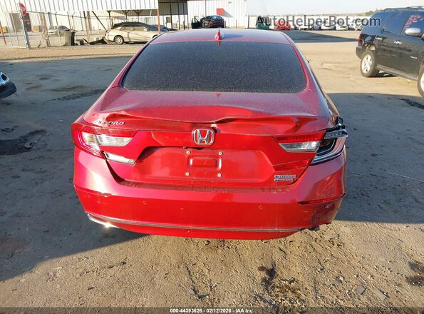 1HGCV3F95JA014396 2018 HONDA ACCORD HYBRID Красный 