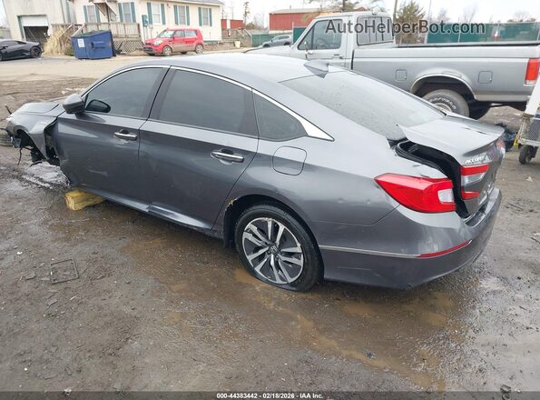 1HGCV3F97LA009252 2020 HONDA ACCORD HYBRID Gray Задня ліва чверть