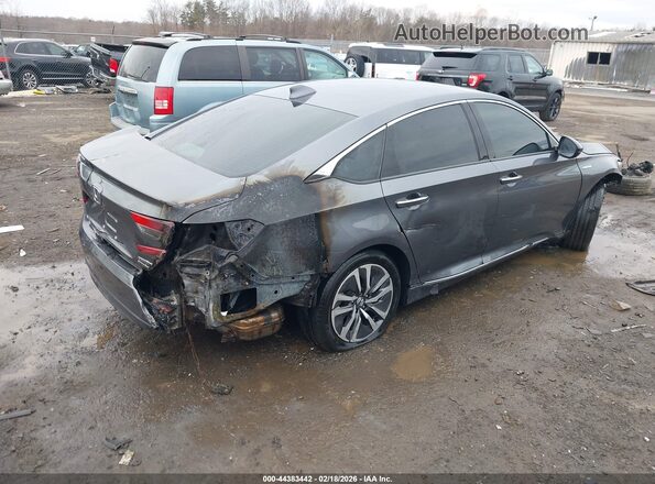1HGCV3F97LA009252 2020 HONDA ACCORD HYBRID Gray Задня права чверть