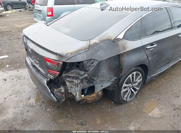 1HGCV3F97LA009252 2020 HONDA ACCORD HYBRID Gray Вид спереду