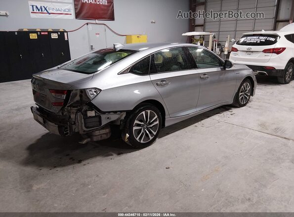 1HGCV3F9XLA007950 2020 HONDA ACCORD HYBRID Серый Задняя правая четверть