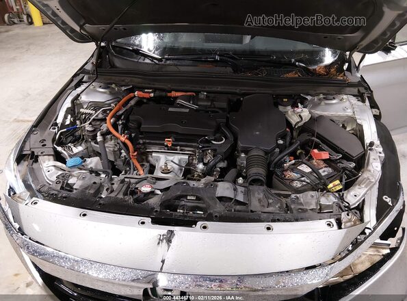 1HGCV3F9XLA007950 2020 HONDA ACCORD HYBRID Серый Вид сзади