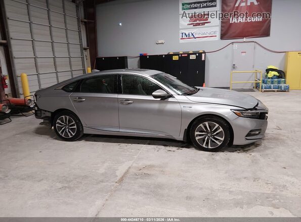 1HGCV3F9XLA007950 2020 HONDA ACCORD HYBRID Серый Вид задней части салона
