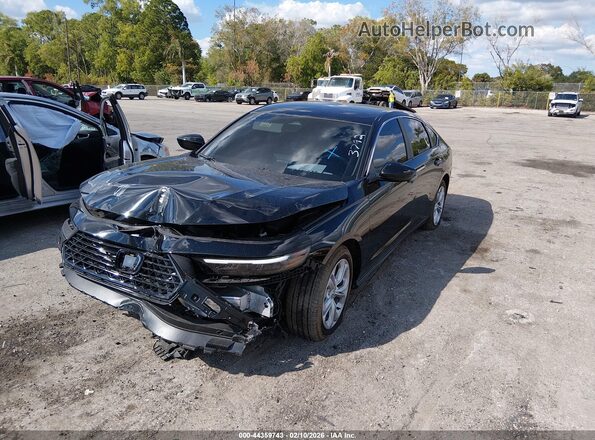 1HGCY1F2XSA053792 2025 HONDA ACCORD Black Przód lewy